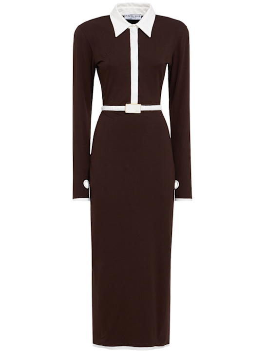 ROWEN ROSE - Long sleeved polo dress