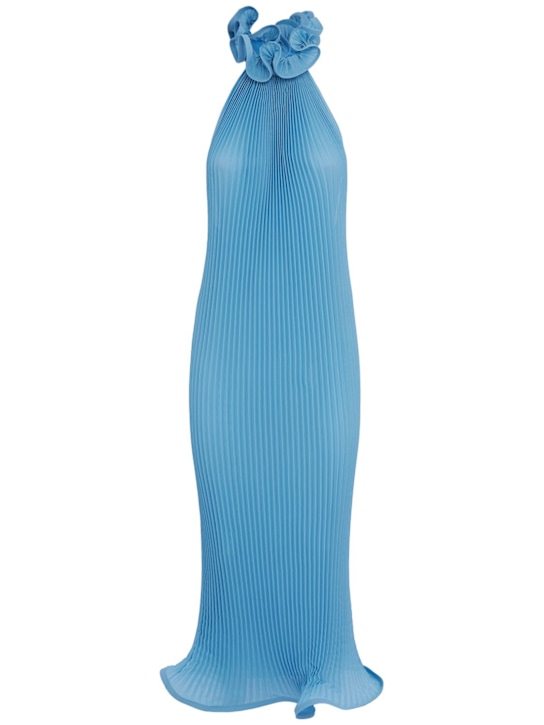 ROWEN ROSE - Pleated georgette long dress
