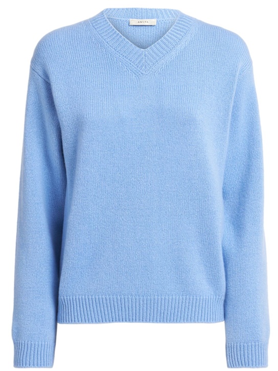 AMIYA - Nevia cashmere v-neck sweater