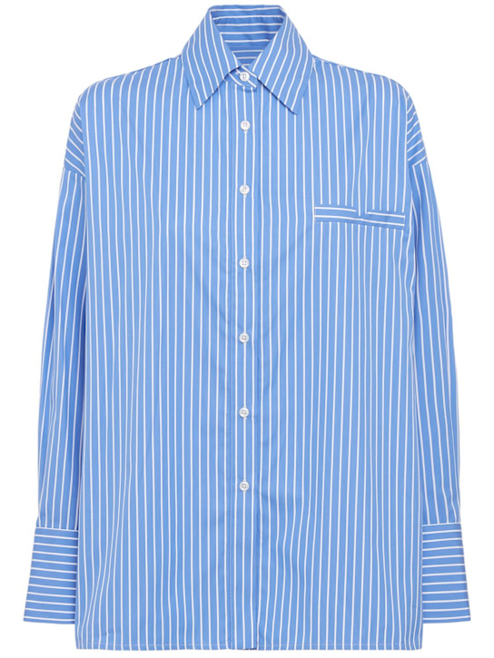MARCELL PUSTUL: Oversize cotton shirt