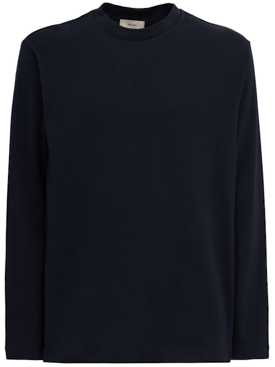 THE CORE - Long-sleeve cotton jersey t-shirt