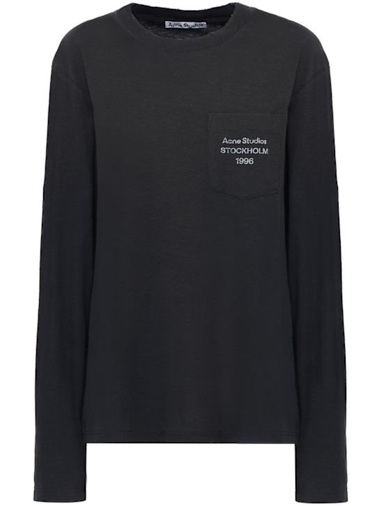 Acne Studios - Edden l/s organic cotton blend t-shirt