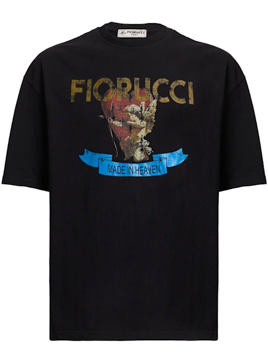 FIORUCCI: Cupid print relaxed t-shirt