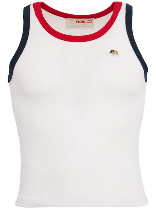 FIORUCCI - Contrast trim tank top