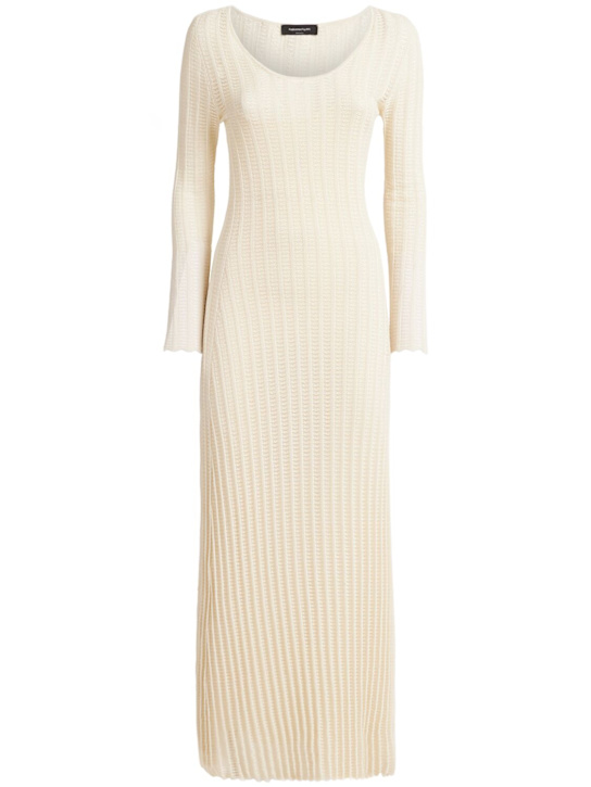 FABIANA FILIPPI: Robe longue en résille de coton