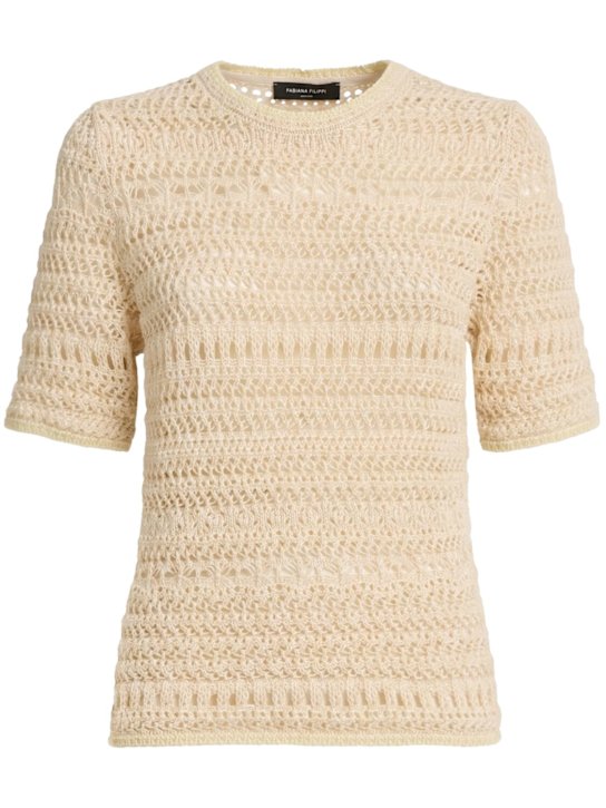 FABIANA FILIPPI - Cotton blend knit top