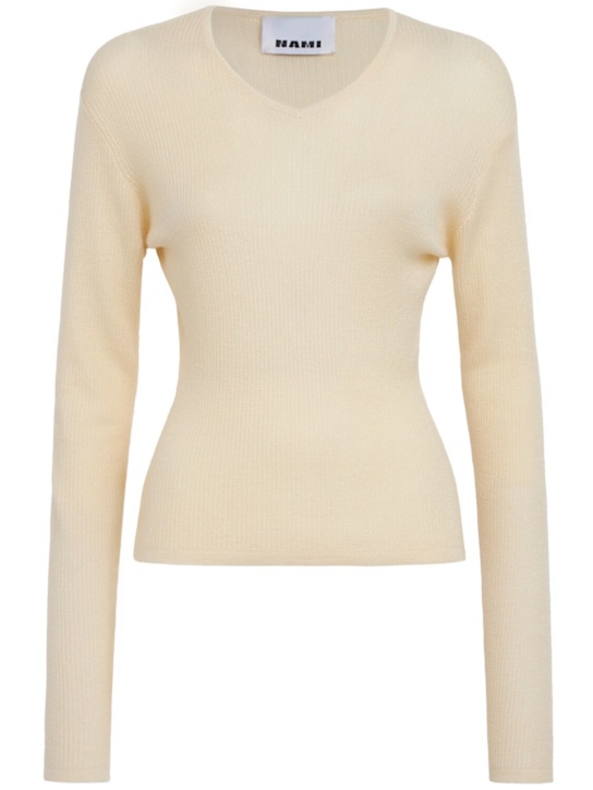 NAMI - Cashmere & silk long sleeve t-shirt