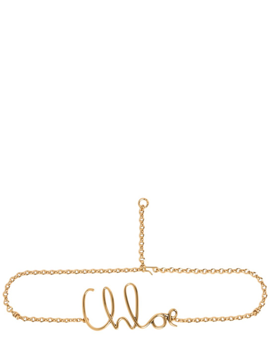 Chloé: Cintura Iconic Chloé con logo