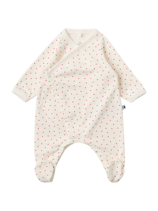 Petit Bateau - Printed cotton jersey romper