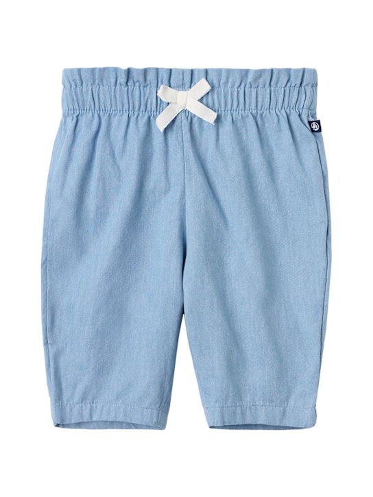 Petit Bateau - Cotton chambray pants