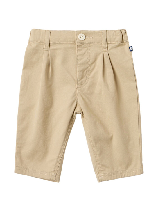Petit Bateau - Cotton blend gabardine pants