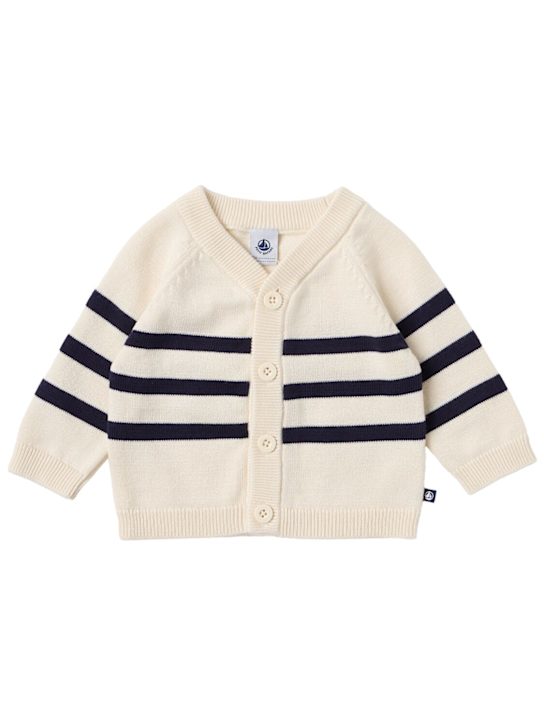 Petit Bateau - Cotton knit cardigan