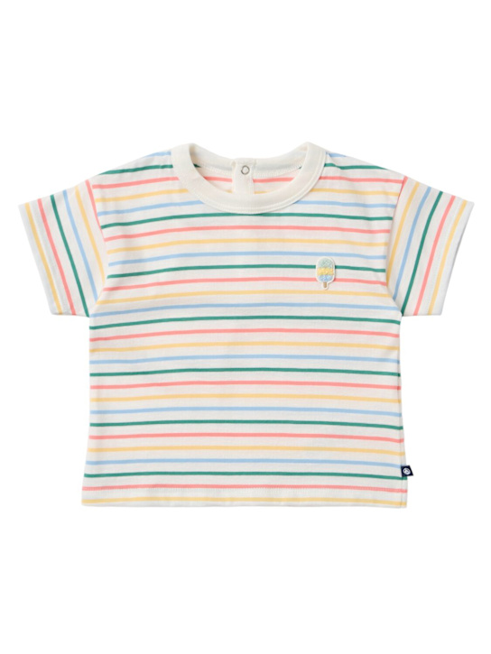 Petit Bateau - Striped cotton jersey t-shirt