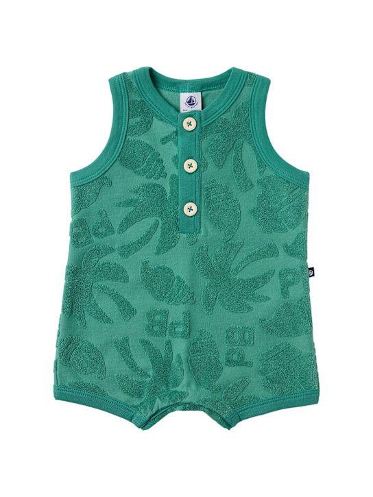 Petit Bateau - Cotton jersey romper