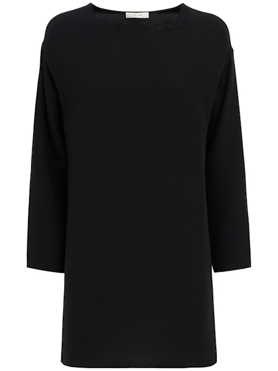 The Row - Top en soie crêpe georgette Bastira