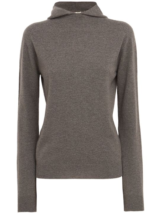 The Row: Suéter de cashmere con capucha
