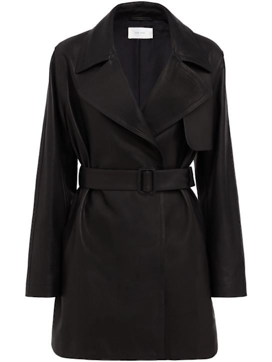 The Row: Siempra soft leather short coat