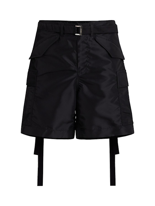 Sacai - Nylon twill cargo shorts