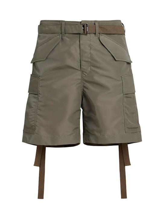 Sacai: Nylon twill cargo shorts