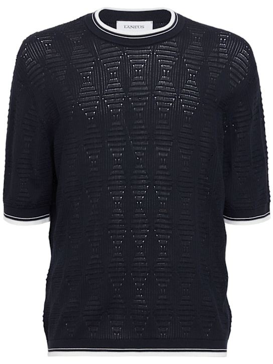 Knitted cotton t-shirt