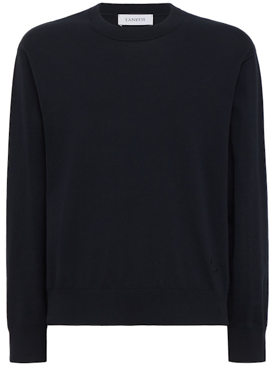Laneus: Cotton crewneck sweater