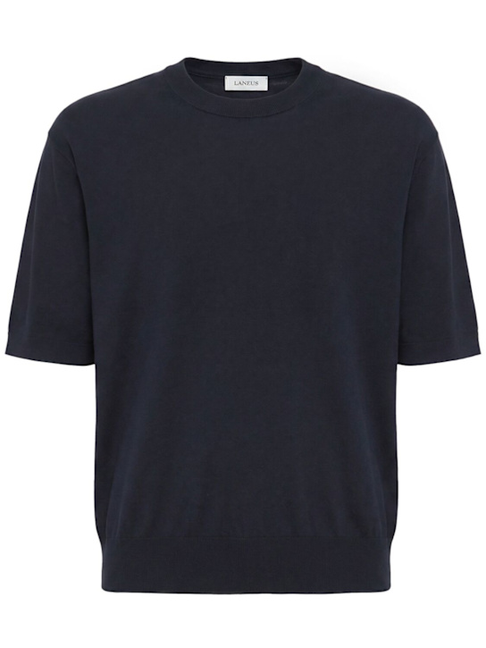 Laneus - Knitted cotton t-shirt