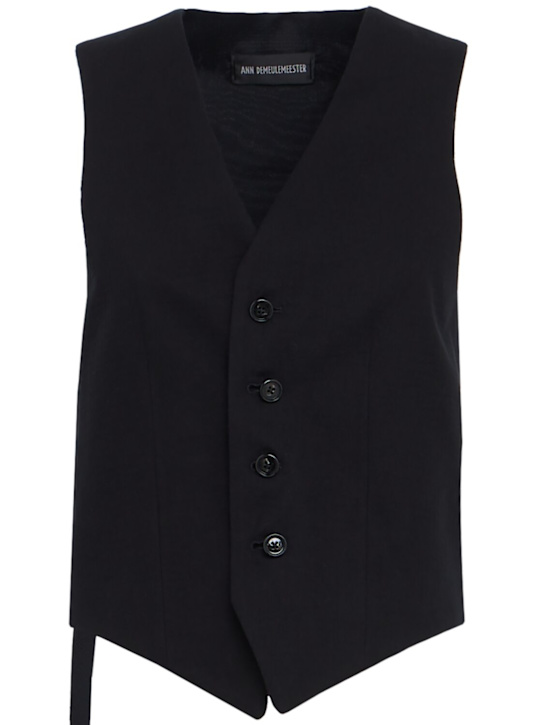 Ann Demeulemeester: Buttoned cotton vest