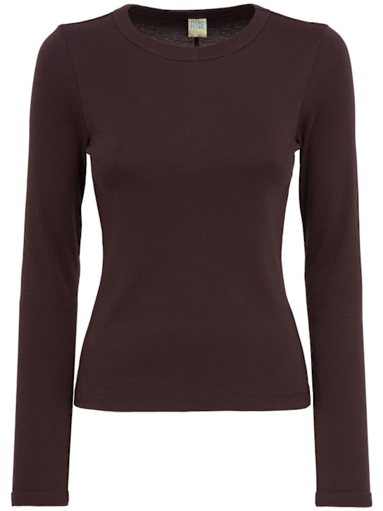 Flore Flore - Max long sleeve cotton t-shirt
