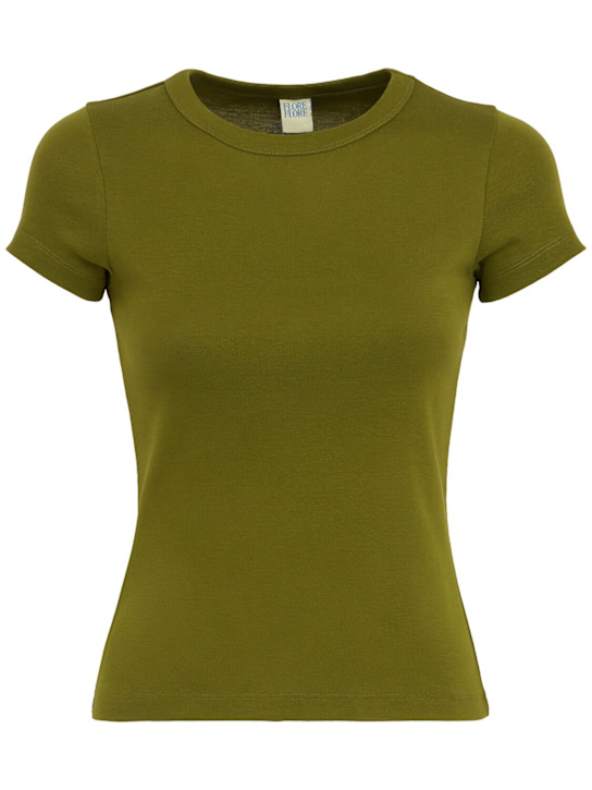 Flore Flore - Car Baby Tee organic cotton rib t-shirt