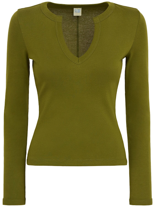 Flore Flore - Iman long sleeve cotton t-shirt