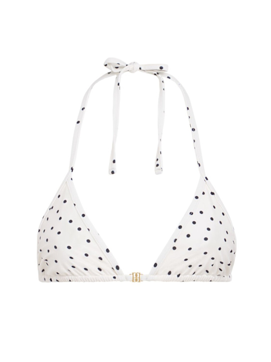 BY MALENE BIRGER: Astrida triangle polka dots bikini top