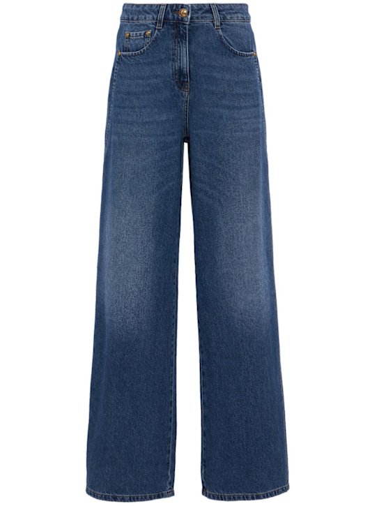 LUISA SPAGNOLI - Appretto wide jeans