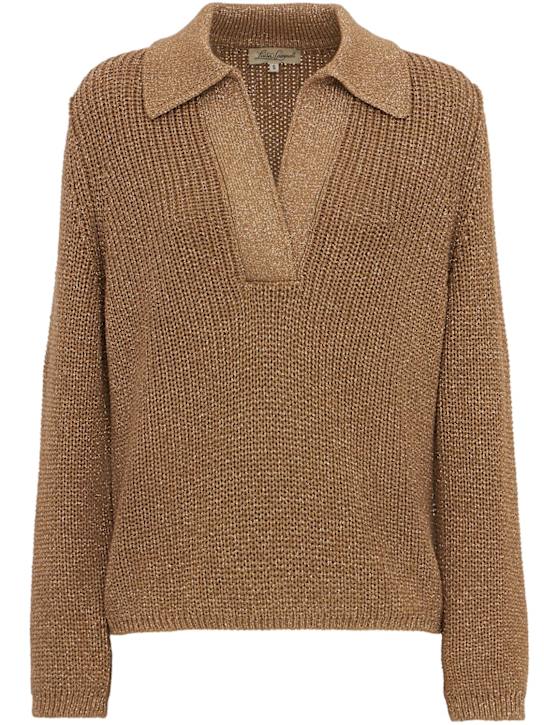 LUISA SPAGNOLI: Zizzania polo sweater