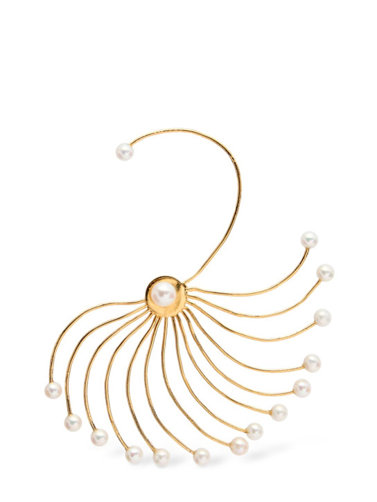 ALICE SAMBENATI: White Swan mono ear cuff