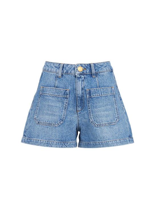 SEAFARER: Janet denim shorts