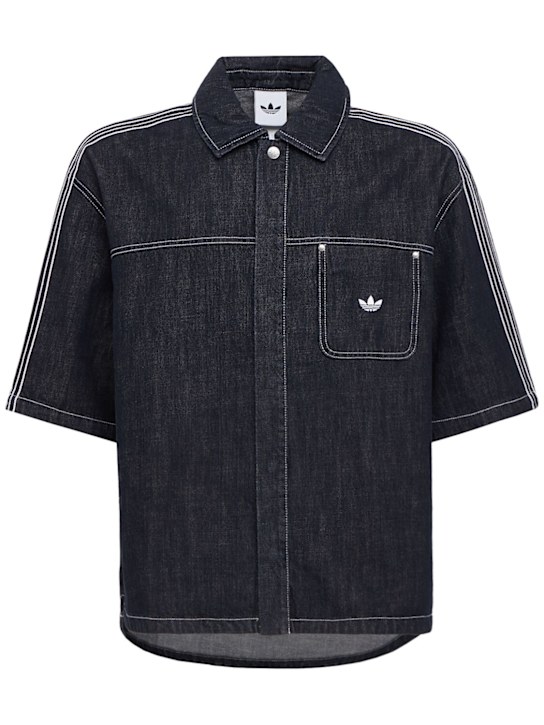 adidas Originals: Short sleeve denim shirt
