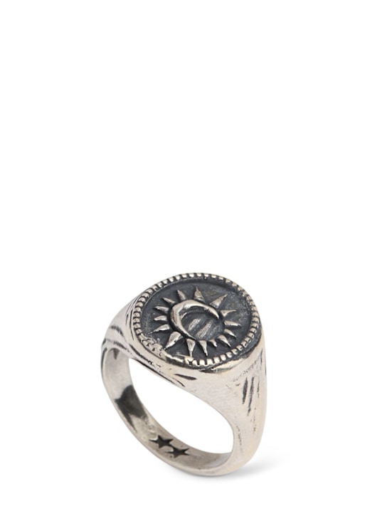 TWOJEYS - Midnight silver ring