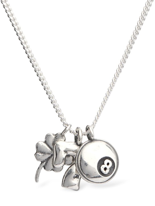 TWOJEYS: Casino silver necklace