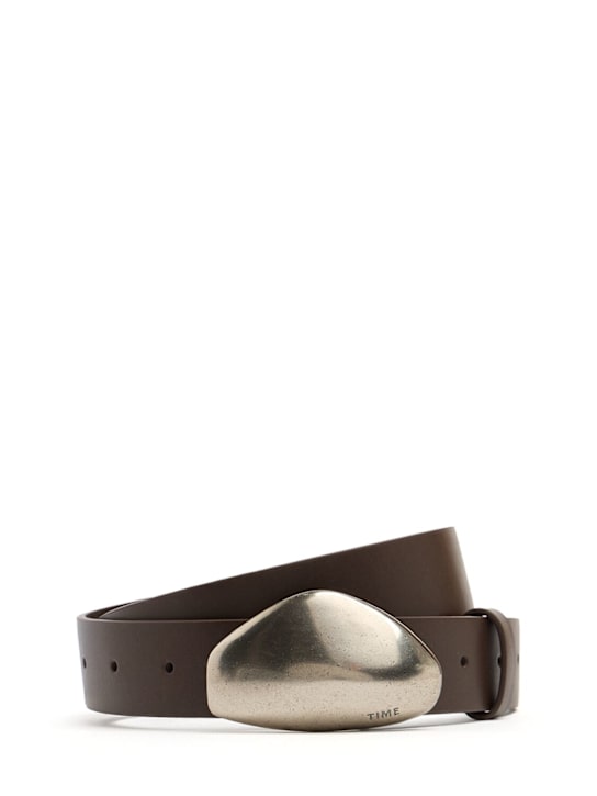 TIME: Leather belt