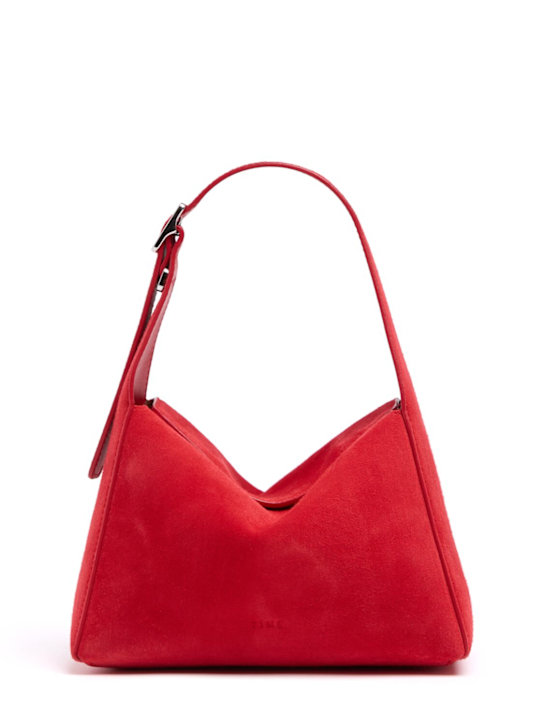 TIME - XS Luma suede shoulder bag