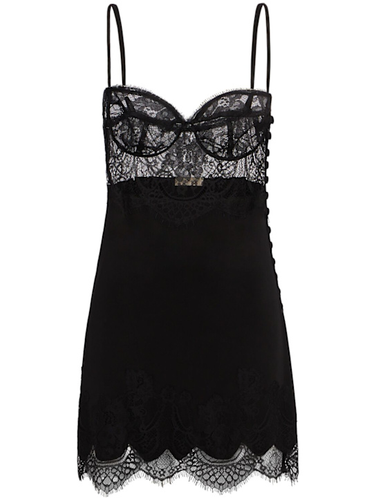 THE MANNEI - Lace mini dress