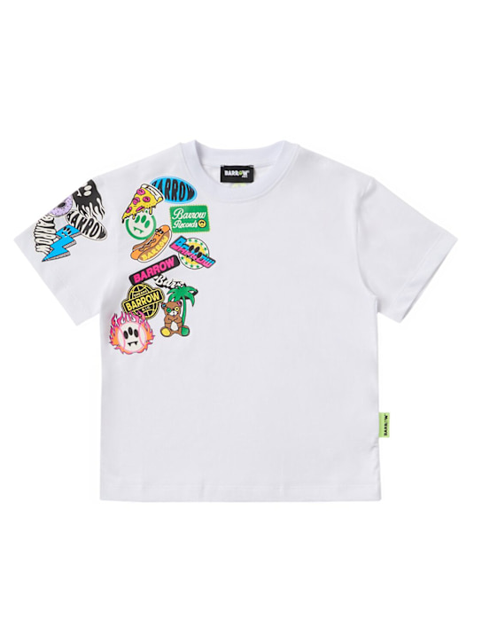 Barrow - Printed cotton jersey t-shirt