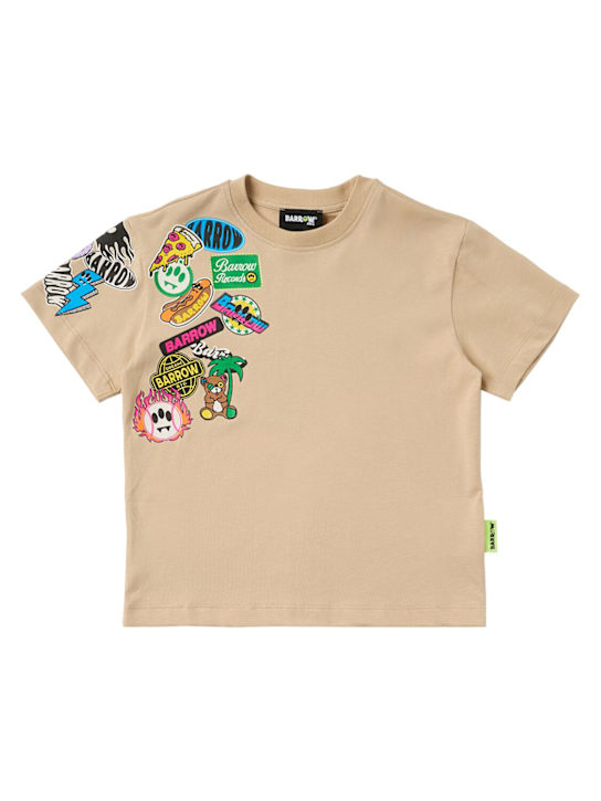 Barrow - Printed cotton jersey t-shirt