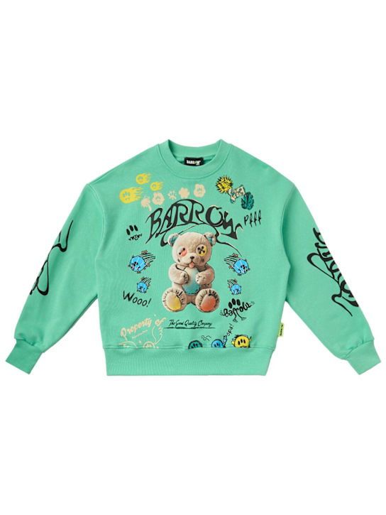 Barrow - Printed cotton sweatshirt