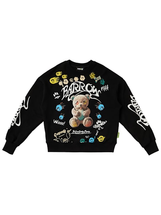 Barrow - Printed cotton sweatshirt
