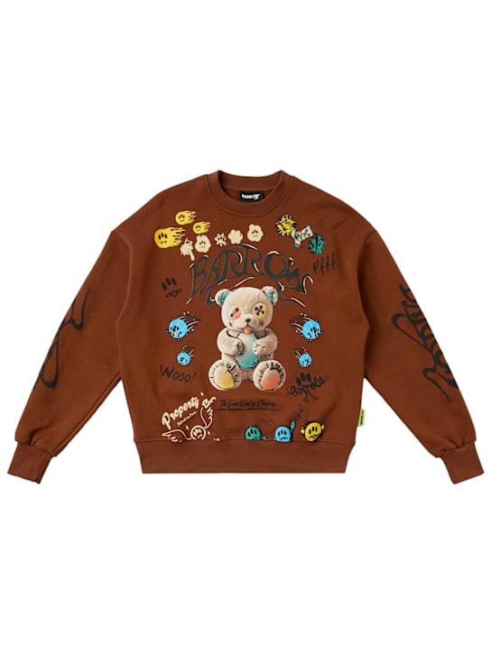 Barrow: Printed cotton sweatshirt