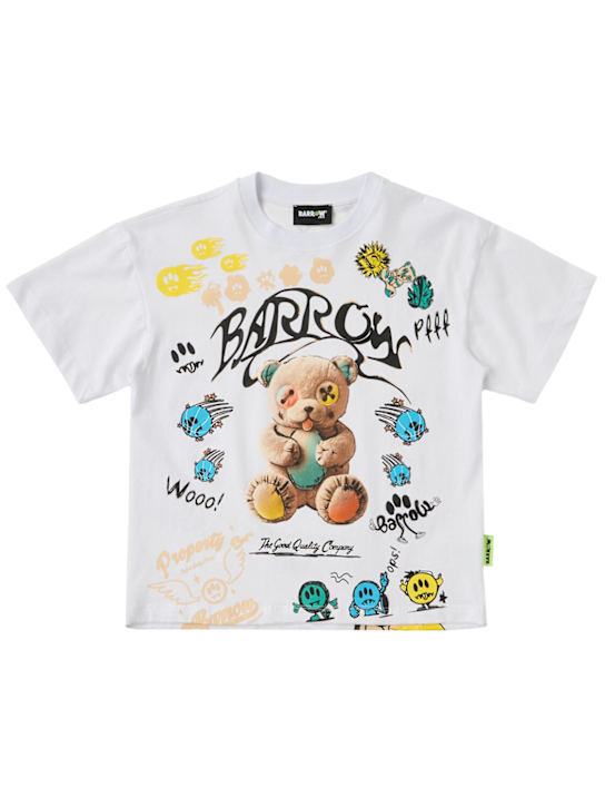 Printed cotton jersey t-shirt