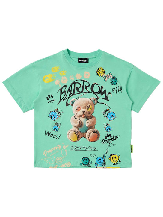 Barrow - Printed cotton jersey t-shirt