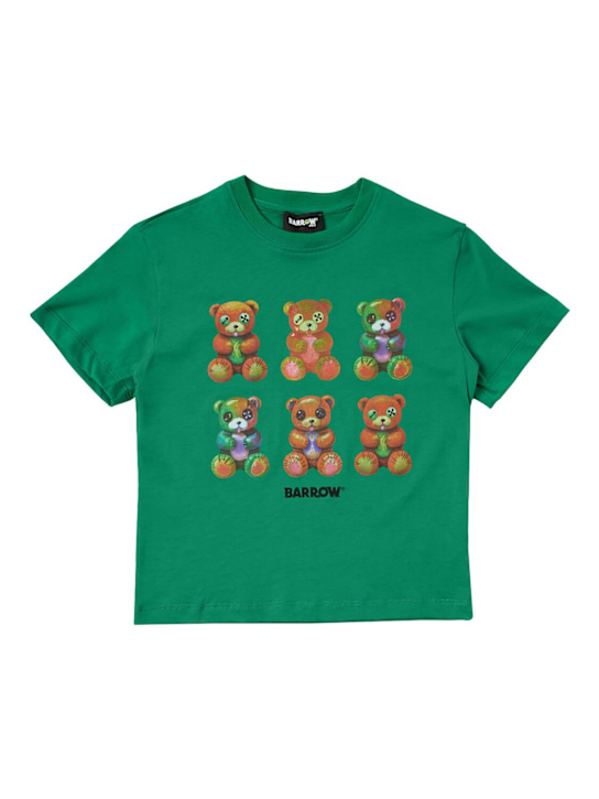 Barrow: Printed cotton jersey t-shirt