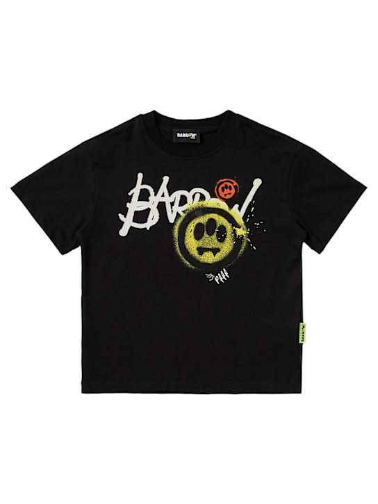 Barrow - Printed cotton jersey t-shirt